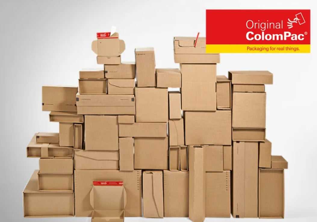ColomPac CP020.18 Flexible Wickelverpackung En Carton Ondulé, 320 X 455 X 70 Mm (marron