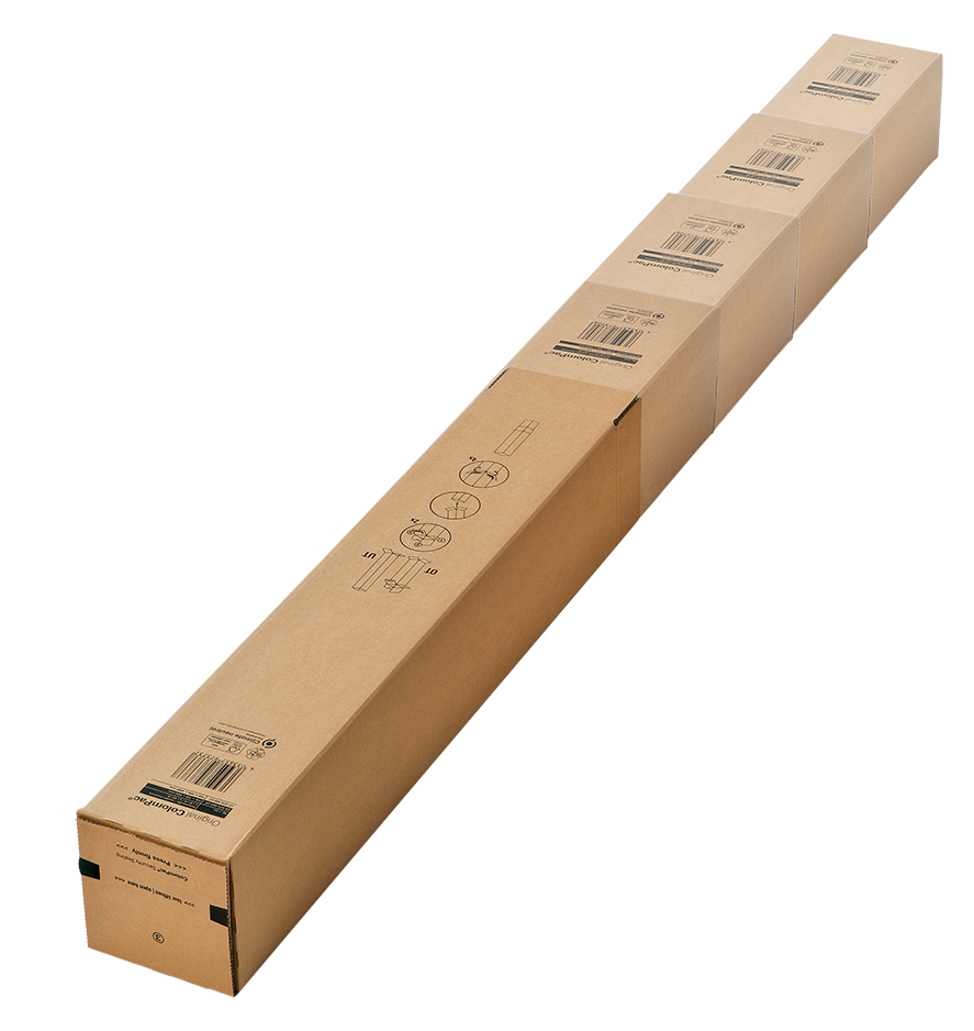 Long postal tube telescopic 42-64.5x4.25x4.25"