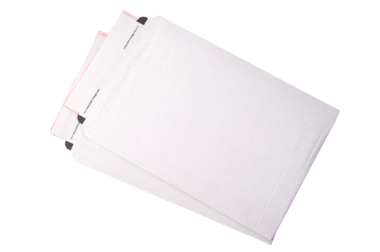 Cardboard envelope white 9.25x13.5x-1.5" (100pcs)