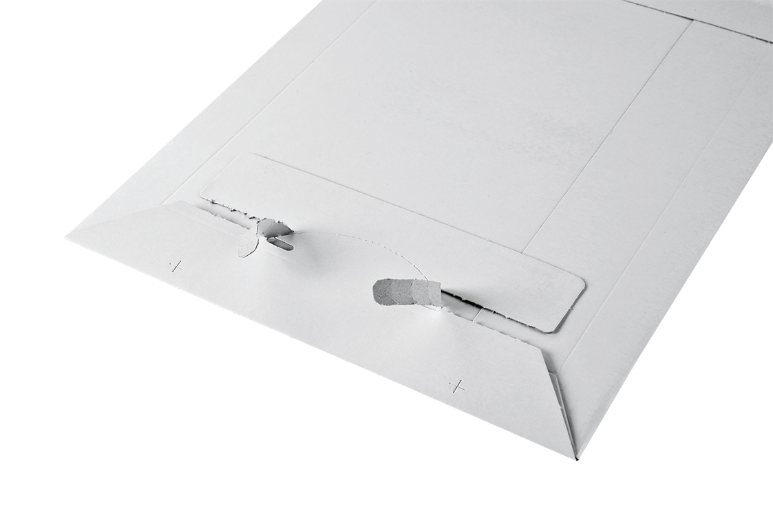 White Solid Board Envelope 6.25×7×-1.25"