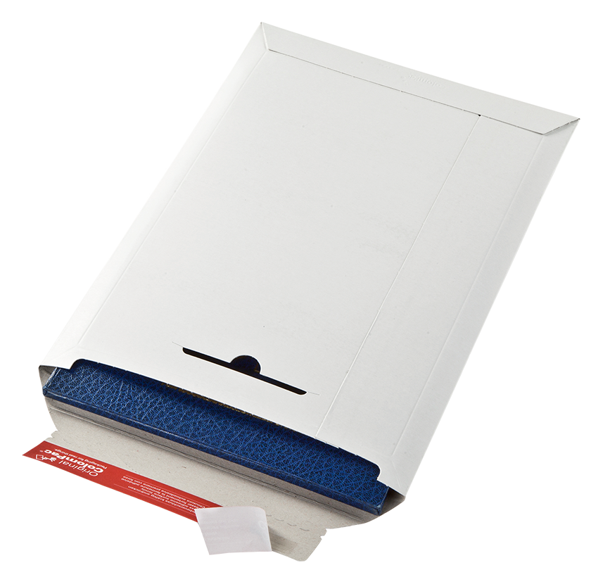 White Solid Board Envelope 6.25×7×-1.25" (100pcs)