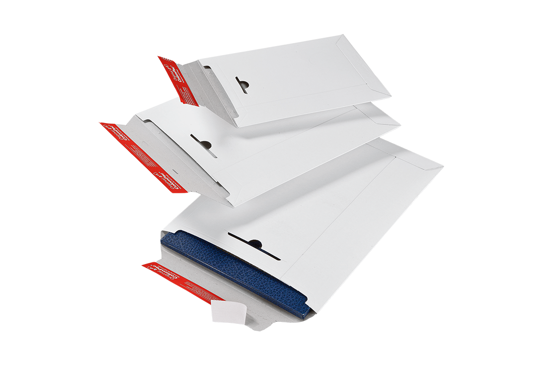 White Solid Board Envelope 8.25×10.5×-1.25" (100pcs)